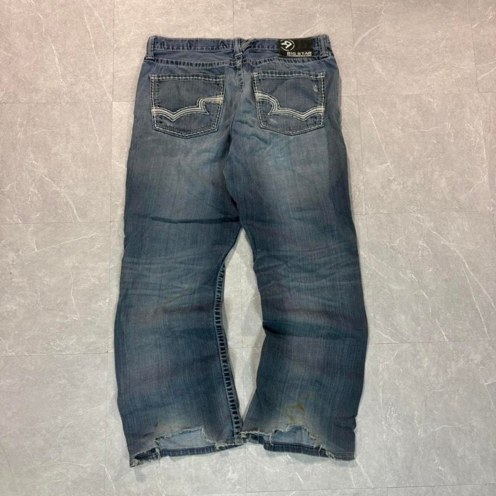 Y2K Big star baggy denim jeans
